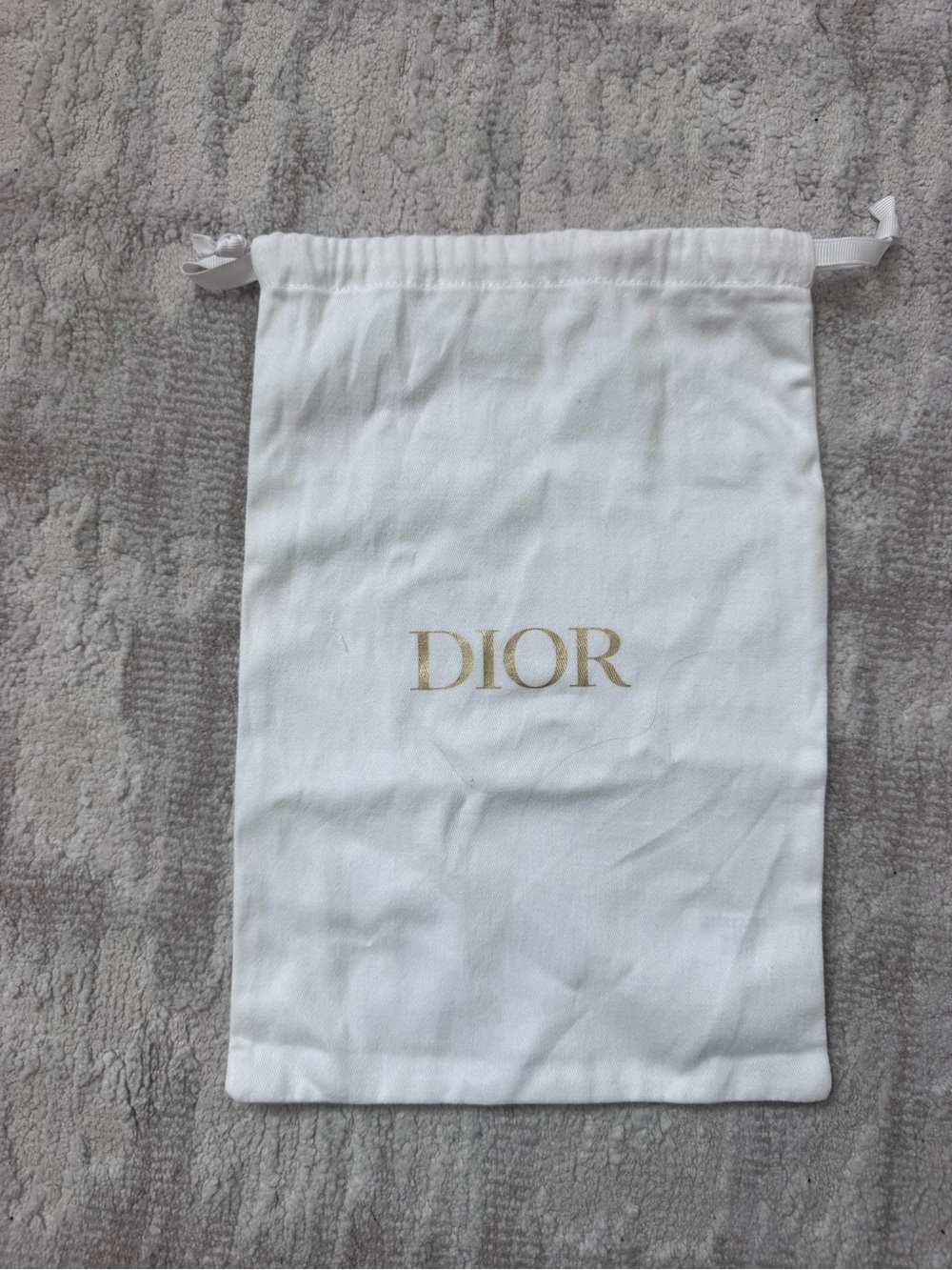 Dior Drawstring Dust Bag